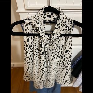 inc dress top with scarf